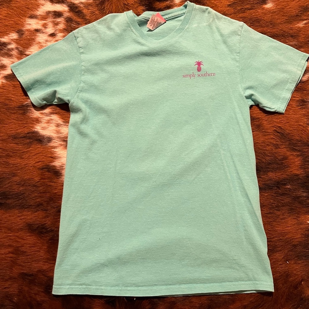 Simply Southern Men's Mint Green Tee